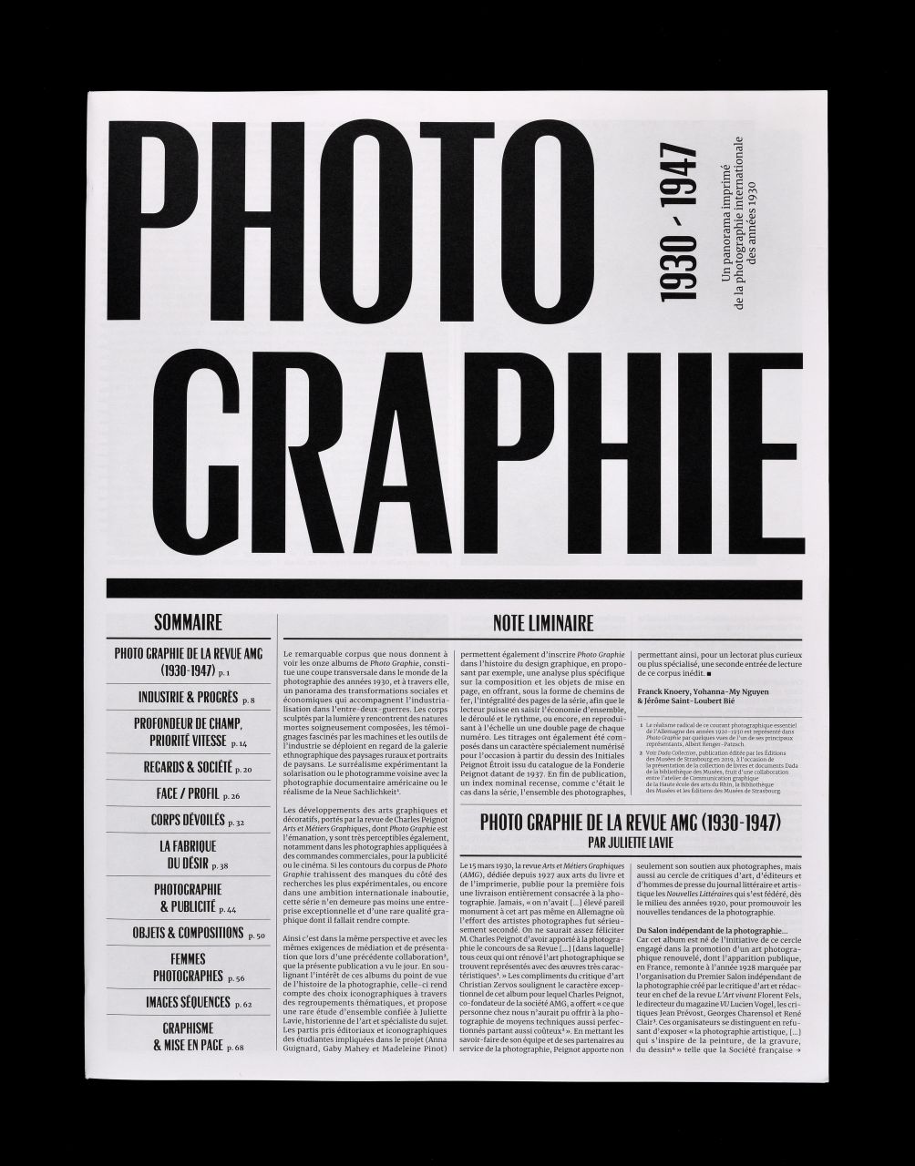Photo Graphie 1930-1947 - Musées de Strasbourg